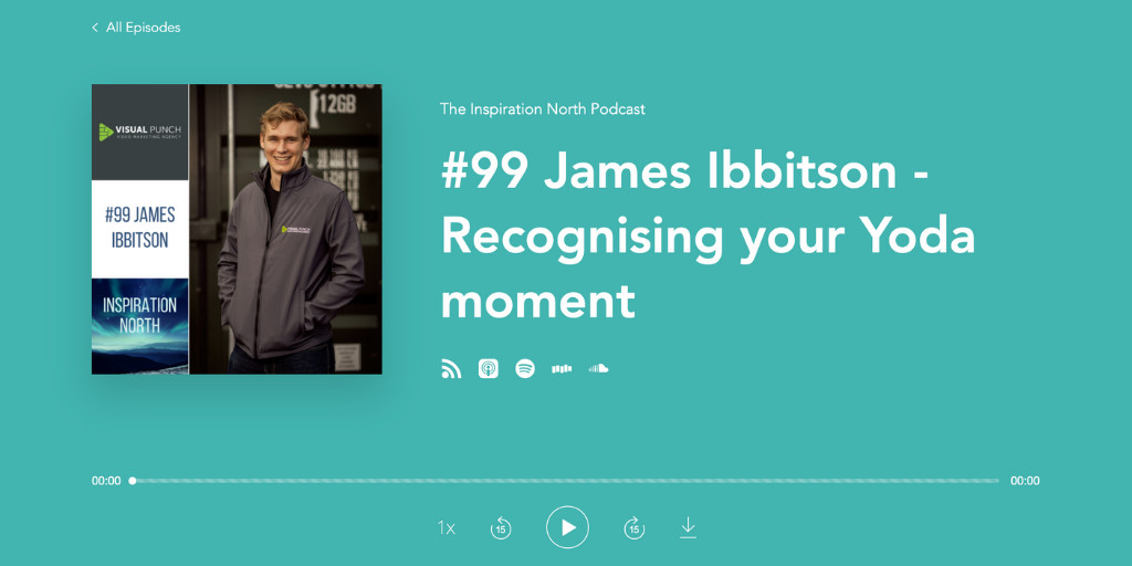 Visual_Punch's tweet image. Recently, we were lucky enough to feature on the 99th episode of the @Inspirationorth  podcast! 👏 Talking all about setting up ‘Visual Punch’ and the journey our entrepreneurial founder, James Ibbitson, it's one not to miss out on! 

Have a listen 👉 bit.ly/2HOQkZf