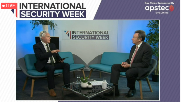 ISE_Expo's tweet photo. "The challenge for law enforcement around intelligence sharing is how we become more agile," says @CityPoliceCmsr Ian Dyson at #ISWeek2020. in conversation with our host @PhilipIngMBE https://t.co/VsU5VXy6zz