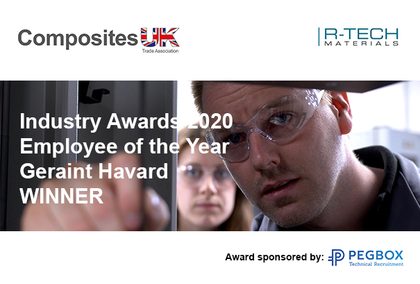 compositesuk's tweet photo. Have you seen the video of our 2020 Employee of the Year Award winner, Geraint Havard? https://t.co/DsRJplF88i @RTech_Materials https://t.co/w3UR4rYZbi