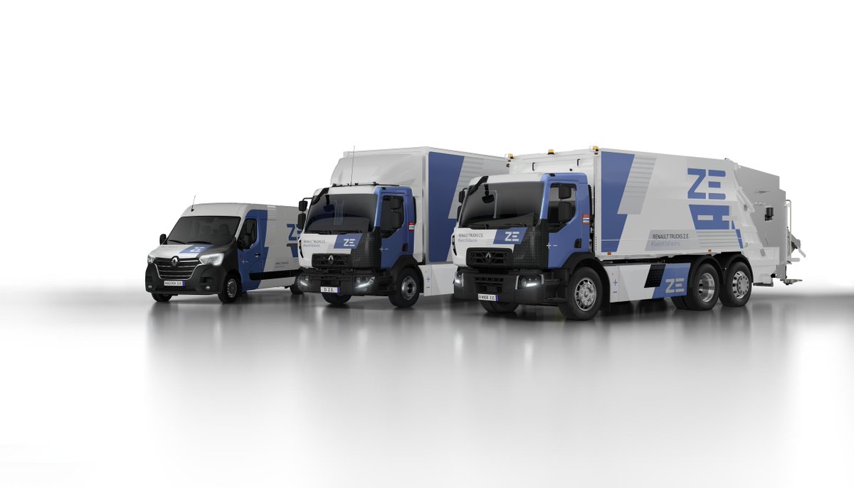 RenaultTrucksUK's tweet photo. 100% Master, 100% Electric. ⚡️
Boasting a real-world operating range of 120km, the Master Z.E. is available in six models, four panel vans and two platform cabs.
Get in touch to find out how to #SwitchToElectric! ♦
#RenaultTrucks #LCV #MasterZE https://t.co/Pcz4v9sNOE