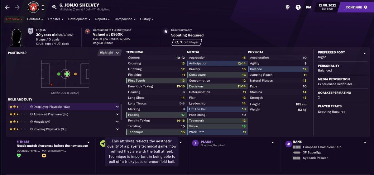 TRANSFERS OUT - Summer 21/22The clearout started early, lots of transfer and I took a hit on players values to free up wages. So early doors cut-price deals for:Shelvey - £6m to MidtjyllandJoelinton - £5.5m to Brentford Were agreed before the  #FM21   season ended  #NUFC