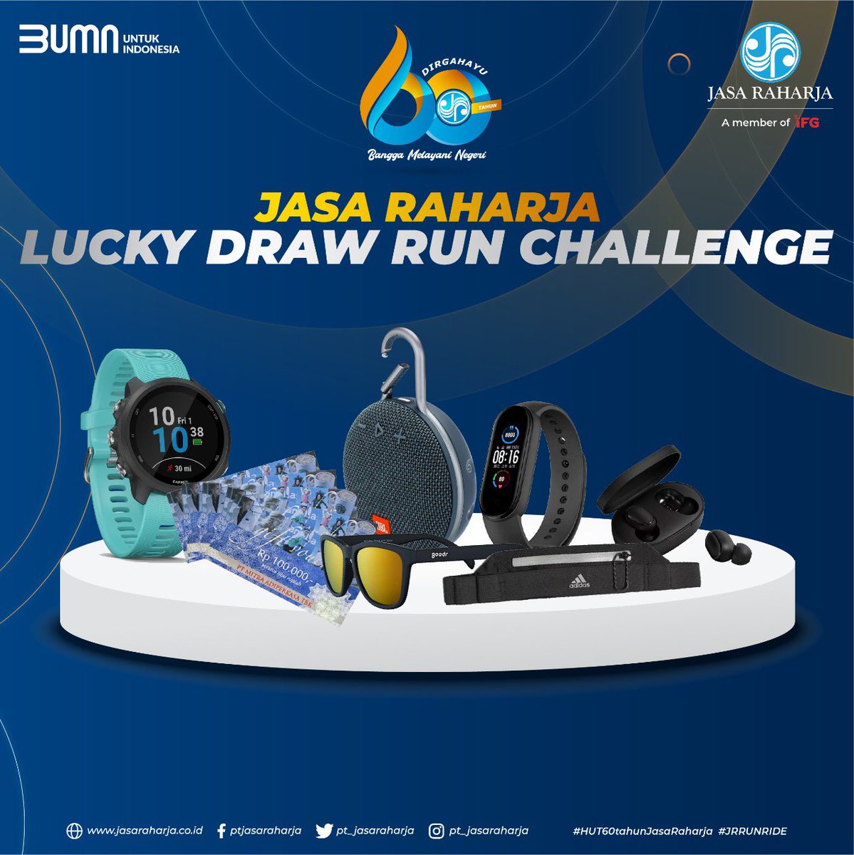 pt_jasaraharja's tweet photo. Hai Jasfren, save the date! 
5 Desember 2020 kita akan berlari bersama. Live streaming on Jasa Raharja Youtube Channel dari 10 kita lho... Jangan sampai ketinggalan ya!

#HUT60TahunJasaRaharja
#JRRUNRIDE
#JasaRaharja
#BUMNUntukIndonesia https://t.co/dfrP4qA0M0