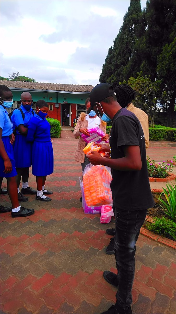 ymca_zimbabwe's tweet photo. Our plea is that don't wait for a girl to become a woman to empower them. Empower a girl's life by giving sanitary pads to them. With pads, we give them wings. Pictures from yesterday's pad donations to various schools in Highfield done by #YMCAHarare https://t.co/9OV1qtrV8v
