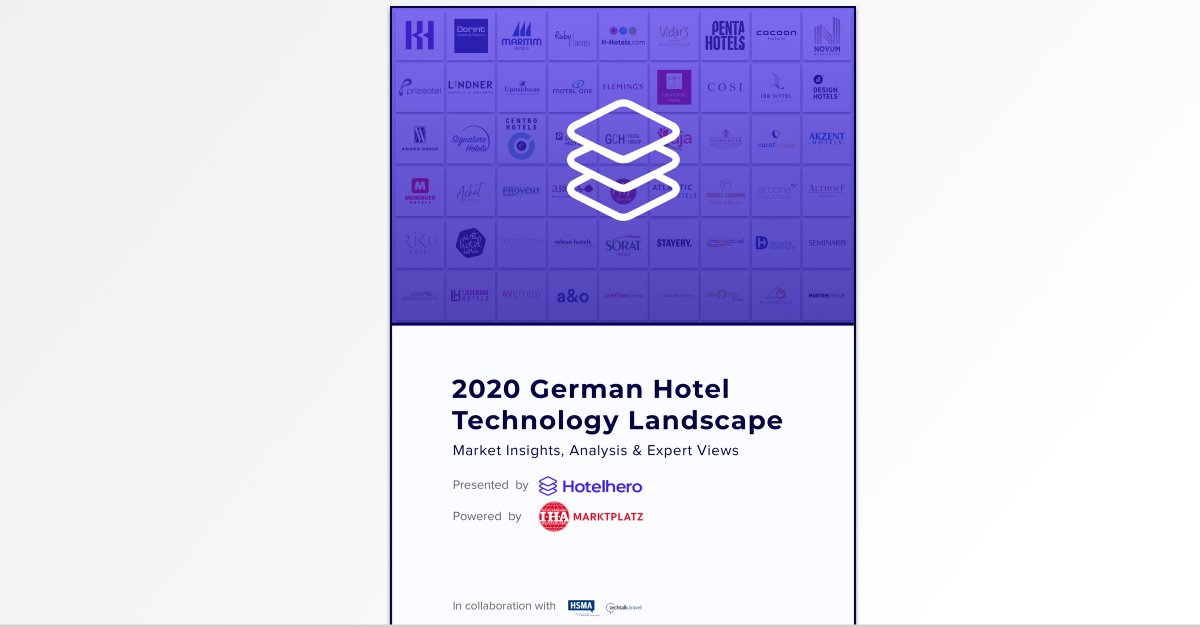 💥 Today marks a big step for the German hotel tech market as we launch the first-ever report about the German Hotel Technology Landscape.

info.hotelhero.tech/en/german-hote…