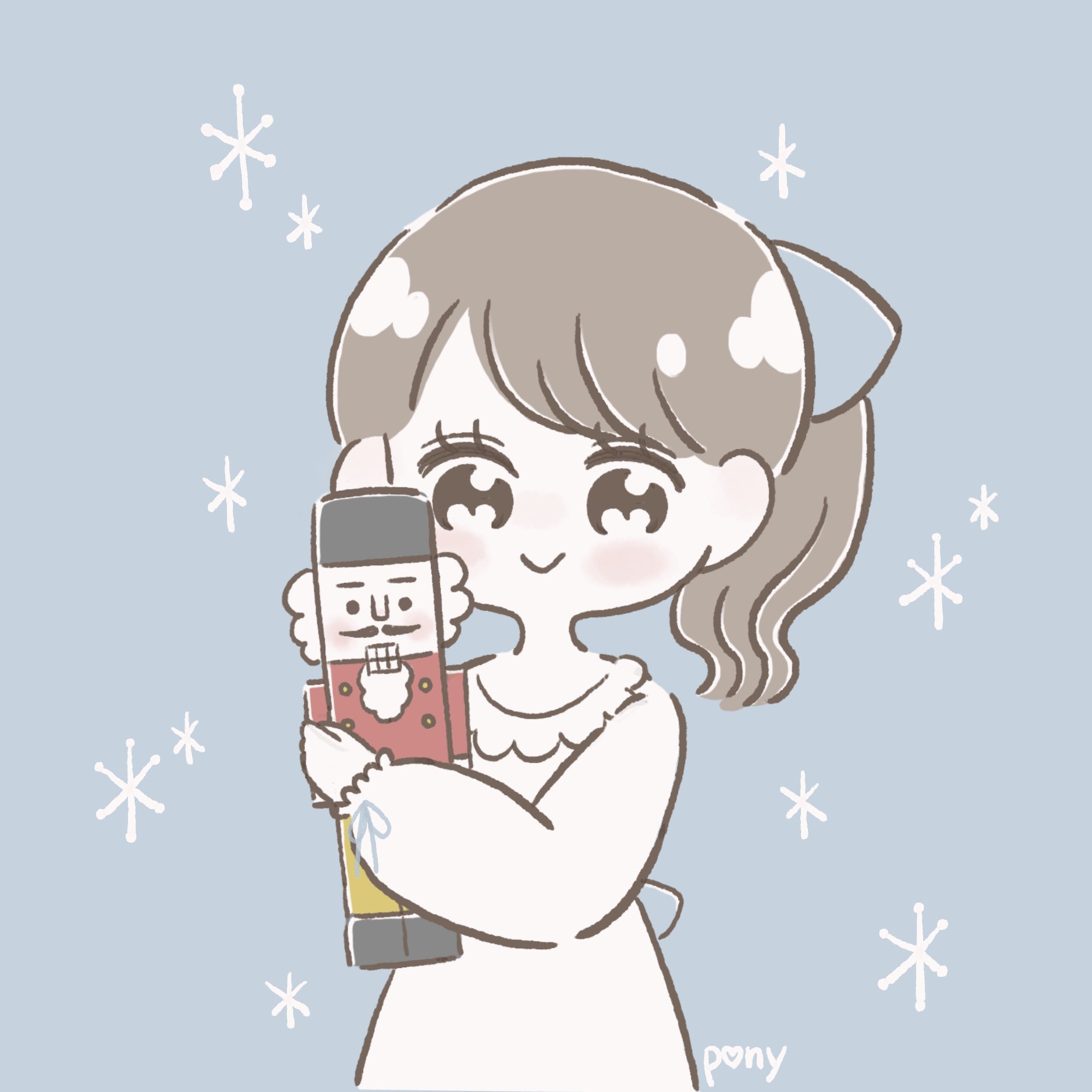 Pony くるみ割り人形 ゆるいイラスト 冬の創作クラスタフォロー祭り フリーアイコン T Co Axhdlx1i6d Twitter