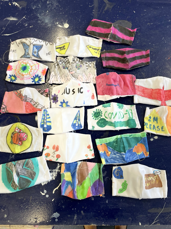 OutwoodFreeston's tweet photo. A huge well done year 8. You have demonstrated outstanding design and hand stitch skills while constructing your face masks. #COVID19 #staysafe #DTtextiles https://t.co/5KrdESZ1IS