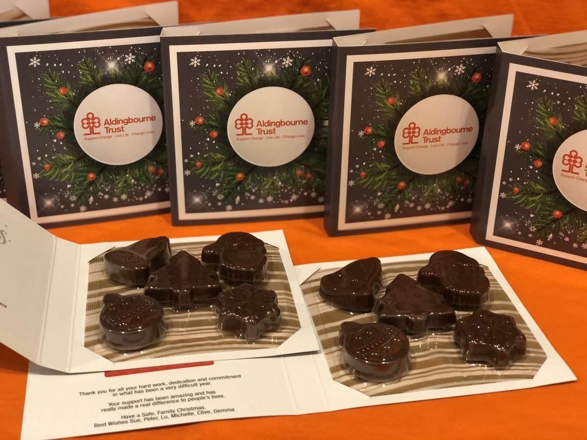 Great feedback regarding the bespoke Xmas cards (filled with 5 #chocolates) we supplied to <a href="/Aldingbourne_T/">Aldingbourne Trust</a> 
“such a lovely thought”
“what a great idea”
“A great way to say thank you”
#Xmasgifts #brandedproducts #promotionalitems #promotionalproducts #promoitems #memorablemoments