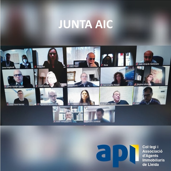 apilleida's tweet image. Avui, reunió de la junta de govern de l&apos;Associació d&apos;Agents Immobiliaris de Catalunya (AIC).

Continuem treballant pel sector i la professió.

#apiLleida #apiGirona #apiCatalunya