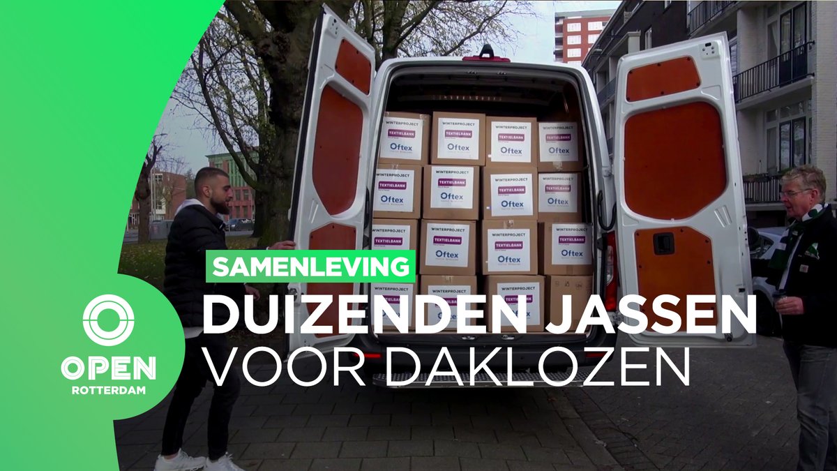 ❄️🧥 Tijdens de koude wintermaanden is een warme jas dragen niet voor iedereen vanzelfsprekend. Daarom delen Erna en Murat duizenden warme jassen uit aan Rotterdamse daklozen! ➡️ bit.ly/33xsvMX <a href="/Legerdesheils/">Leger des Heils</a> <a href="/ldhrijnmond/">Leger des Heils Rijnmond Zuidwest</a> <a href="/delfshaven_rdam/">Delfshaven Rotterdam</a> <a href="/HCRotterdam/">HC Rotterdam</a> #open010 #rotterdam