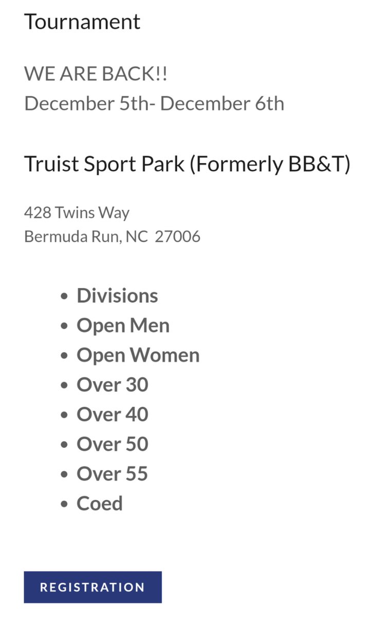 On the 11v11 page of the website it lists the divisions (likely supposed to be a header?) including "open men" which would indicate that every team has an opportunity to win the overall prize that enters. 6/