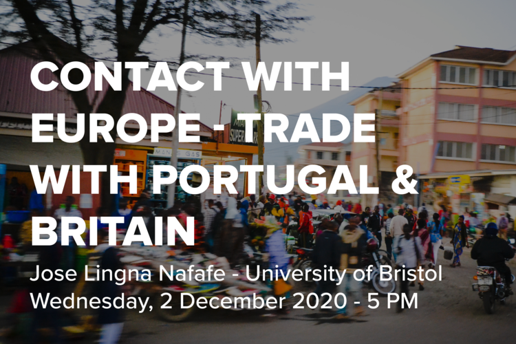 Our 3rd African Studies Centre lecture takes place today with Dr Nafafe from @BristolUni. The lecture will explore contact and trade between West Africa and Europe, exploring a range of topic areas including Tangomãos: Luso-African merchants. Register here ow.ly/daCp50CAkfO