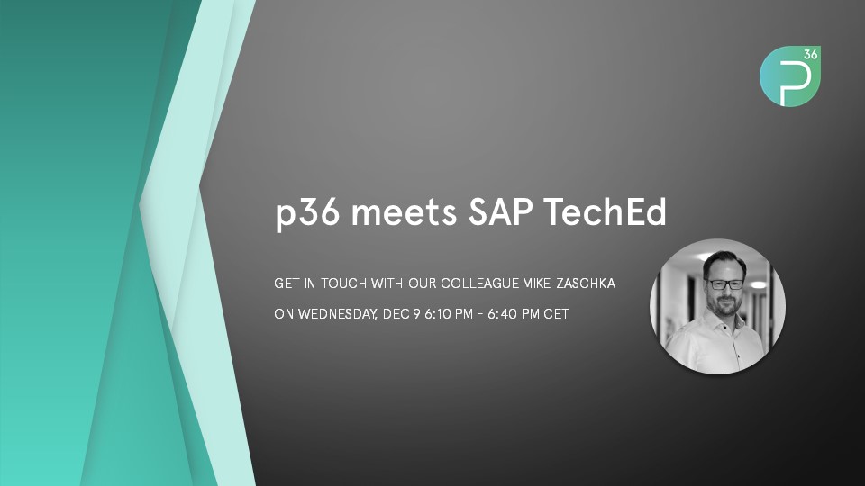 p36GmbH's tweet image. Don’t miss our colleague @mike_zaschka on @SAPTechEd this year, showcasing his project from SAP`s #Devtoberfest: the #PostgreSQL adapter for the #SAPCloudApplicationProgrammingModel. 
Register here for the session: events.sapteched.com/widget/sap/sap…
#cdsdbm #cdspg #sapcap #opensource
