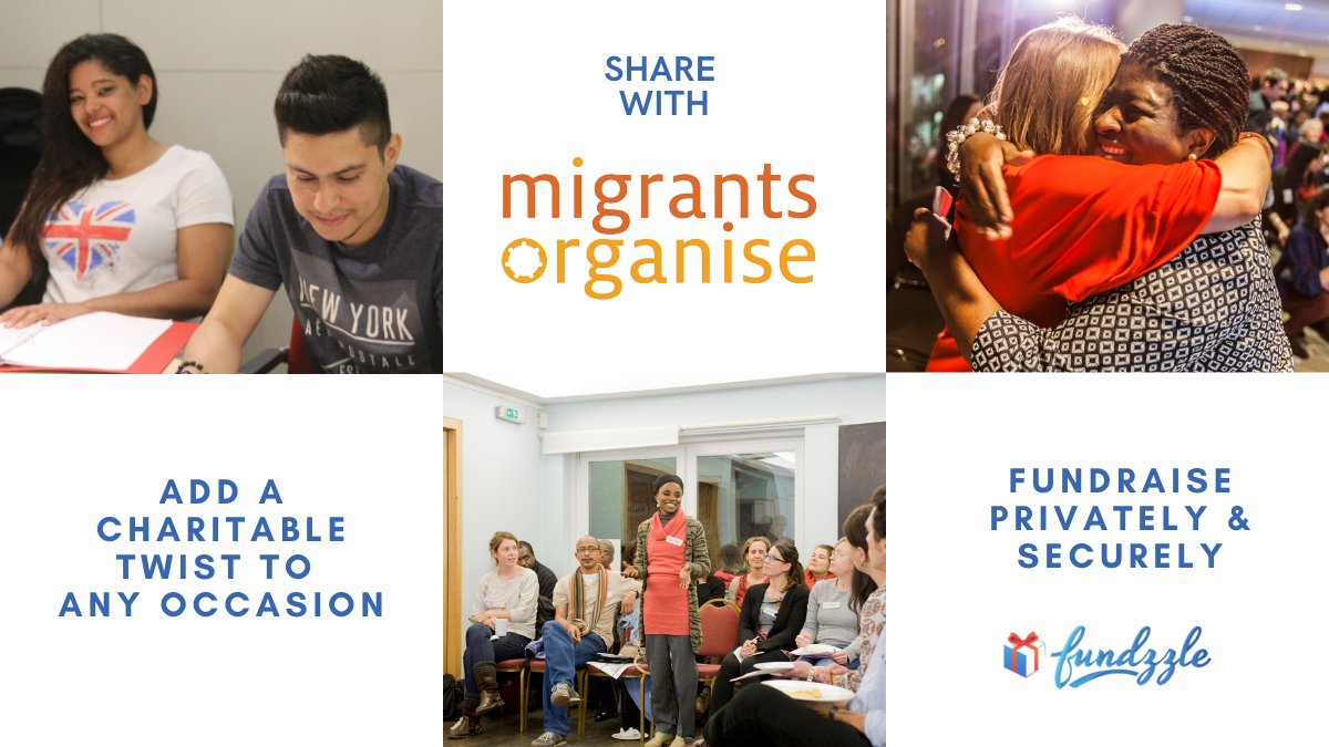 We proudly feature  @migrantsorg on our platform to help make a difference. Private #fundraisers, #virtualcelebrations, #groupcollections and #groupcard signings all made easy online in support of a good cause. #ShareWithUs #NeverMoreNeeded #UKCharity