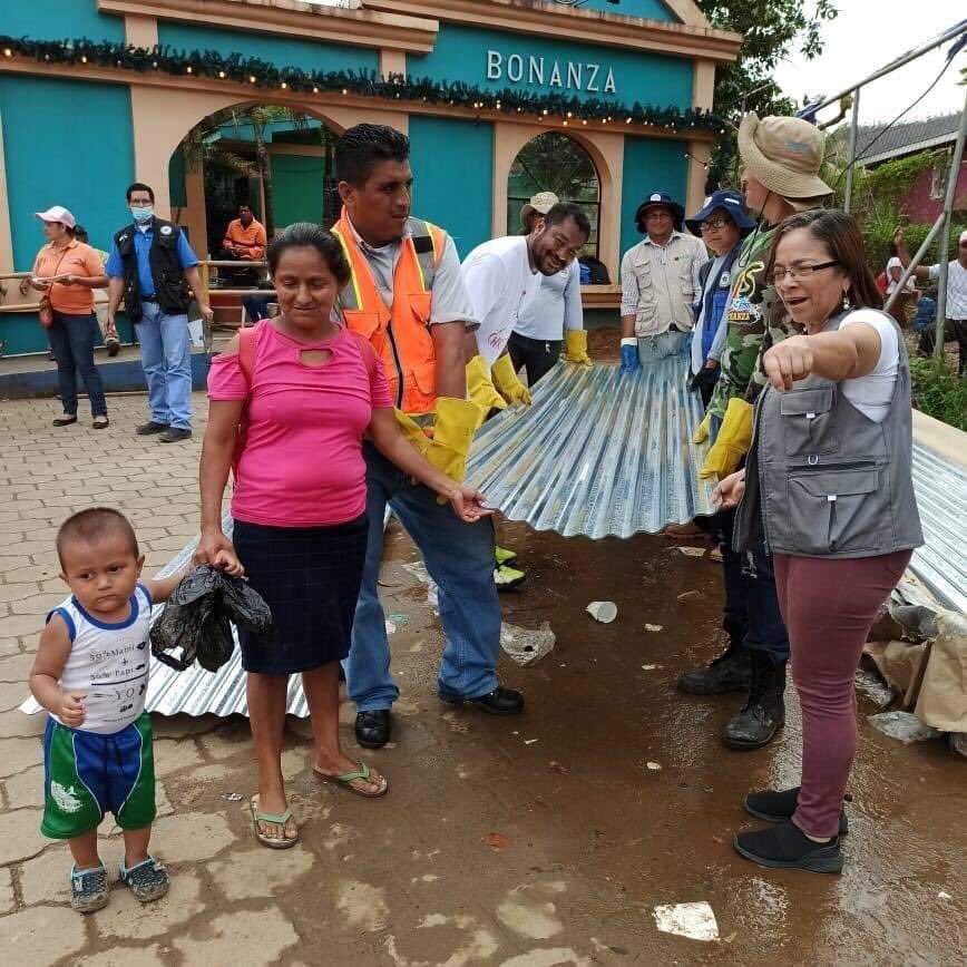 Gobierno de Nicaragua continúa trabajando en la reconstrucción de las zonas afectadas tras El Paso de los huracanes ETA e IOTA en la costa Caribe del país.