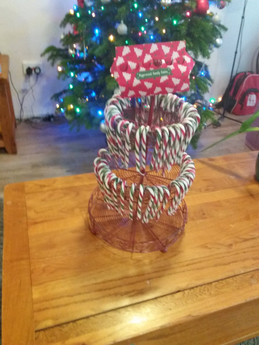 Candy cane gifts for the girls, courtesy of our lovely day matron Mrs Wilkie! #StSwithunsChristmas