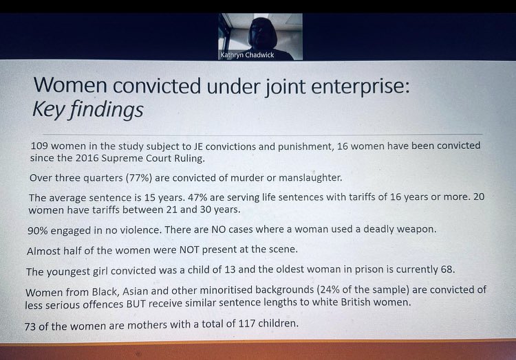 Jliffe's tweet photo. #jointenterprise will come under scrutiny yet again Woman’s Hour @BBCRadio4 10am. Listen to the tragic story of Zoe told by her mum. And @beckyjoyC findings from the #JENGbA joint enterprise woman’s project released last month. https://t.co/t3Cw17vsEn