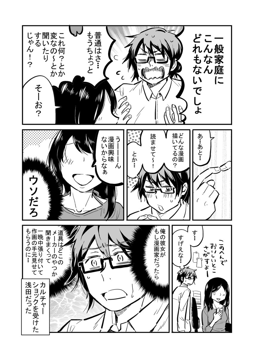 売れない漫画家と漫画に全く興味ない彼女1/2 