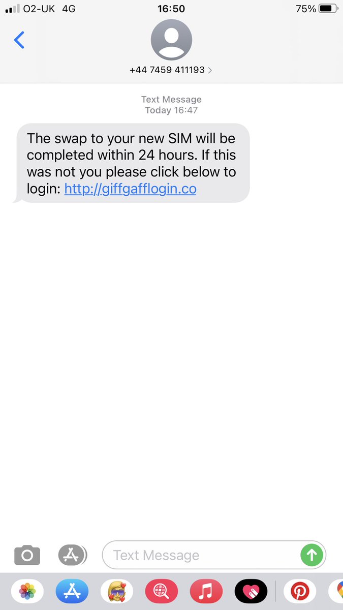 Just had this message ⁦<a href="/O2/">O2</a>⁩ , I’ve never asked to change , is this a scam ?