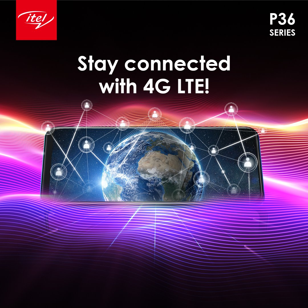 itelNigeria's tweet photo. Take things a step faster and stay connected to the world all day, every day with the dual 4G LTE feature on itel P36 Pro.
#itelP36Series
#AStepFaster https://t.co/meAL9a2Ttp