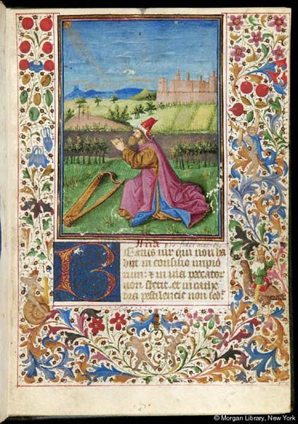 Does it mean anything? Who can say. But there are a lot of naked men in manuscripts near David.I think we need to be open to seeing queer possibilities, without reaching for a desire for "proof." (Morgan, MS M.29, f. 009r)