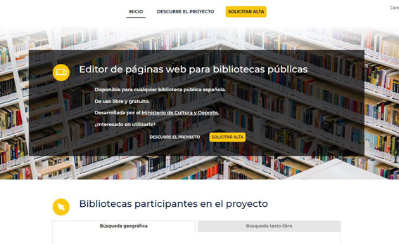 CCBiblio's tweet photo. Hace un año la Subdirección General de Coordinación Bibliotecaria de @culturagob, puso a disposición de las #bibliotecaspublicas españolas un #editorweb de uso libre y gratuito para facilitarles su presencia en internet. Repasamos su balance inicial de uso https://t.co/ztisz70D2R https://t.co/AbVtX81j4g