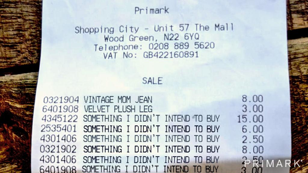 Primark on X: Did anyone drop their receipt today?