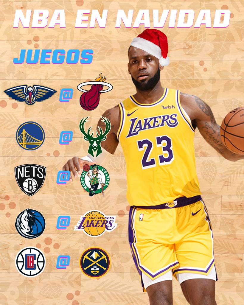 comprar Desanimarse pueblo Ahora o Nunca ESPN on Twitter: "Calendario tentativo de la #NBA en Navidad,  según fuentes de @wojespn 🎅 ¿Qué juego es tu favorito? 🎄 #NBATwitter  #Christmas #Navidad https://t.co/ZsrKPCe8MZ" / Twitter