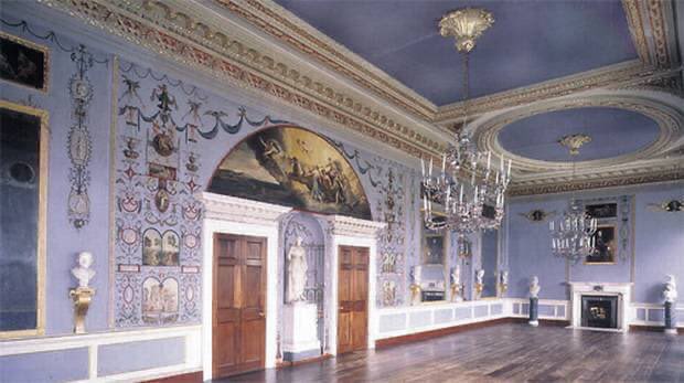 Castletown House & Russborough House. Ireland is strewn with Georgian palaces - of which these two are amongst the finest. Castletown is probably the largest & it’s print room & Italian salon major survivals. Russborough probably has the finest plasterwork in Ireland