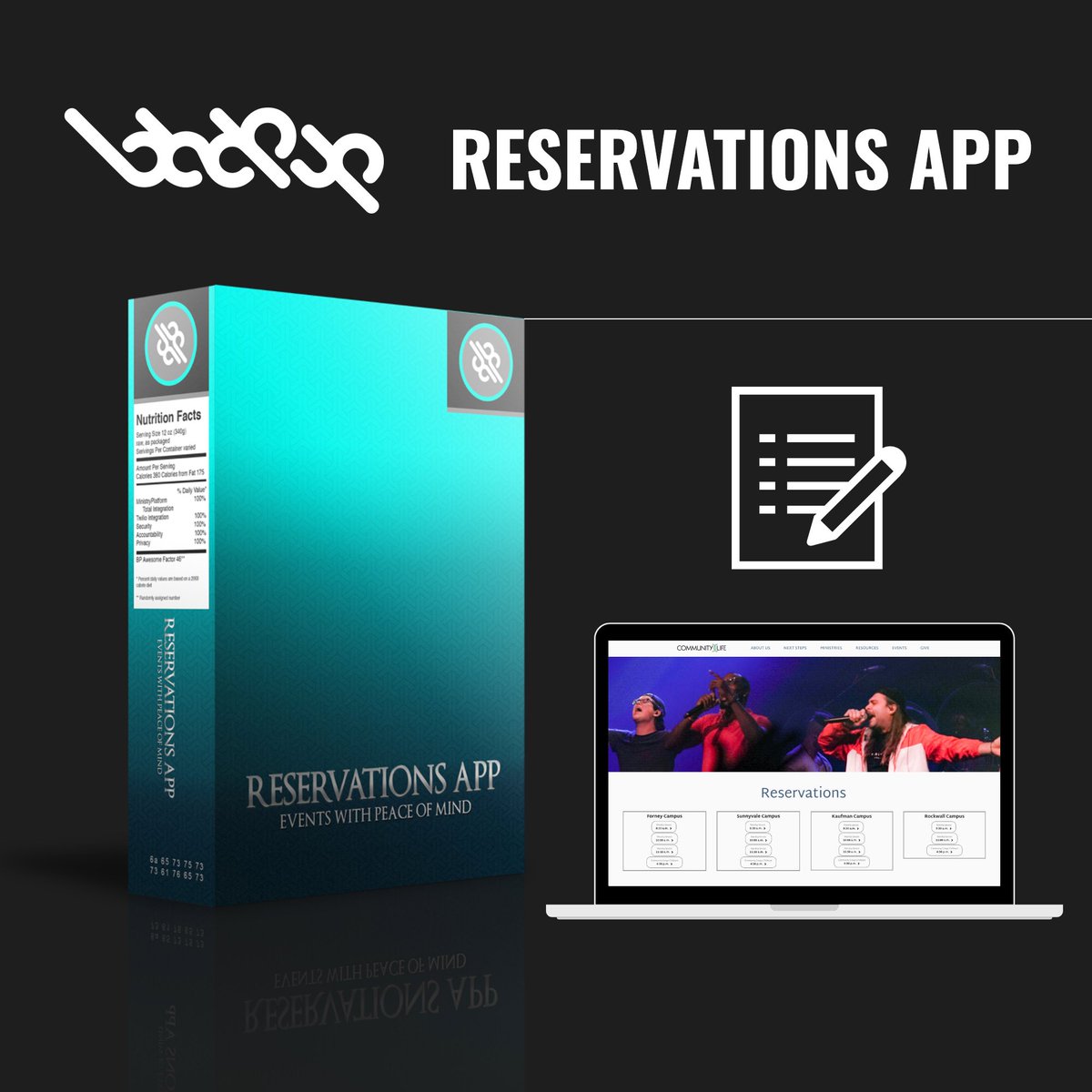 blackpulp's tweet image. Have you heard about our Reservations App? This allows your church members to reserve a seat for your #church service to help everyone stay safe as they worship together again, which is perfect for the busy #Christmas and New Year’s services. Learn more at bit.ly/2W0RIf7