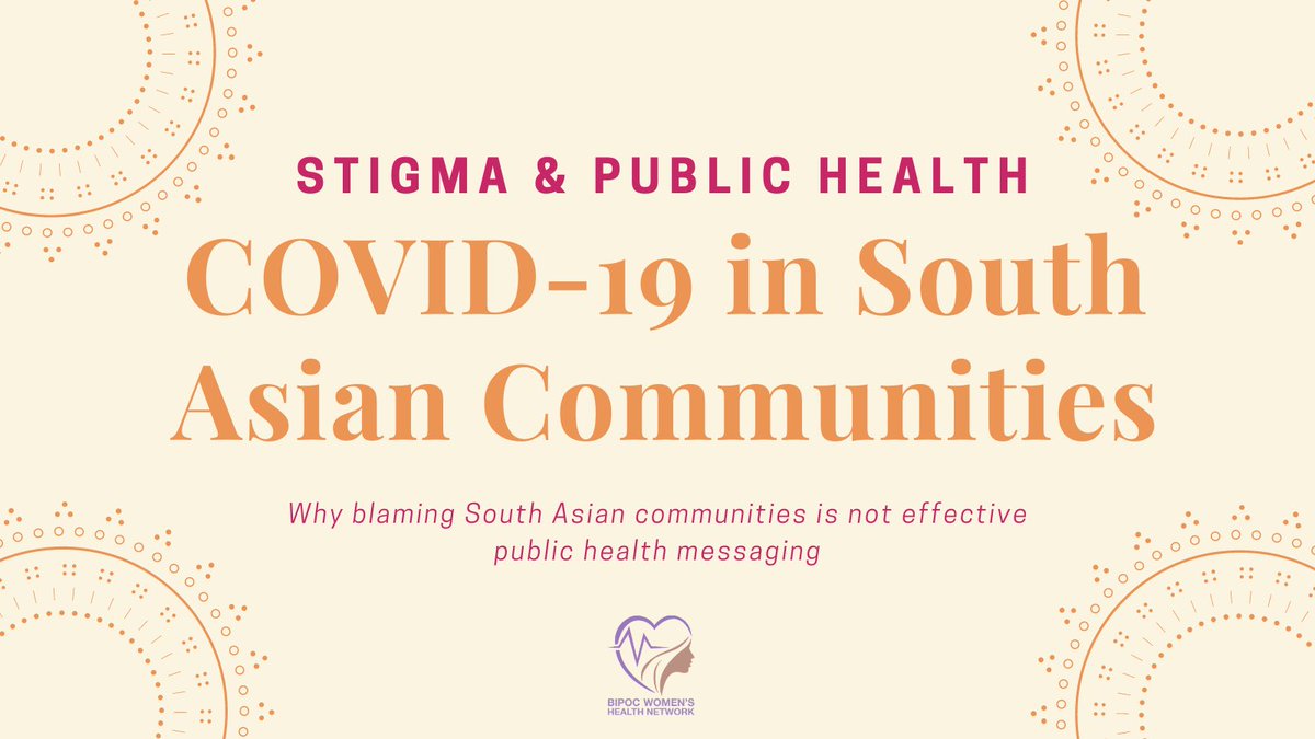 Thread:  #SouthAsian Communities X  #COVID19 (1/6)Why is stigma not an effective public health strategy?  @iPreetBrar,  @SabiVM,  @ananya_tb broke it down beautifully in their Op-Ed and we’ve put together a graphic to understand the unique structural inequities they outlined.