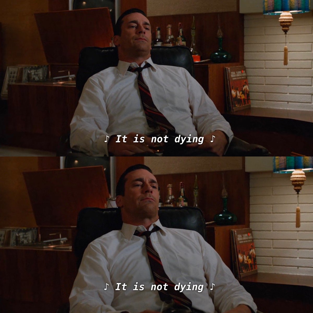 madmenpics's tweet photo. Tomorrow Never Knows - The Beatles #SpotifyWrapped 

“Lady Lazarus” 
(Season 5, Episode 8) https://t.co/jhxzqgfBR9