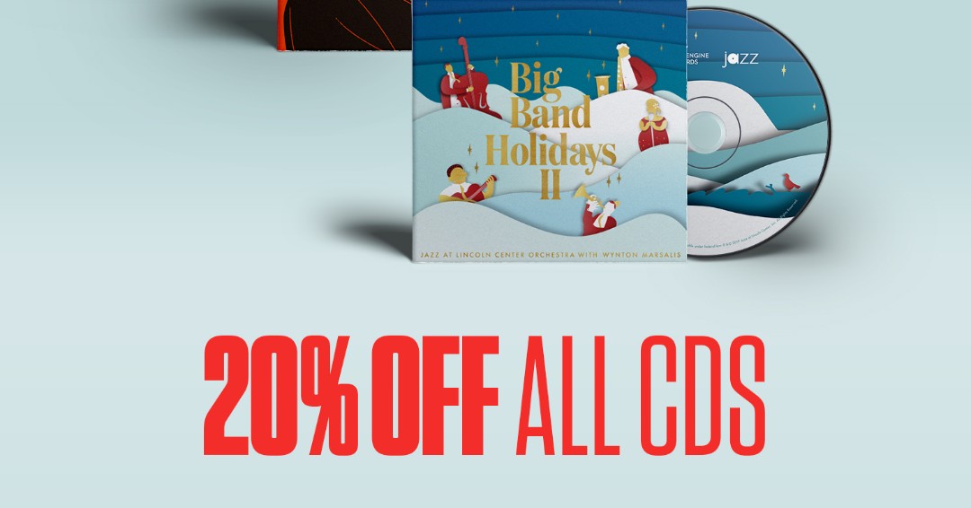 Grab a gift for the #jazz lover in your life with our exclusive holiday sale. Right now, you can save 20% on all Blue Engine CDs, but hurry—the sale only runs through Thursday! Shop now: jazz.org/shop