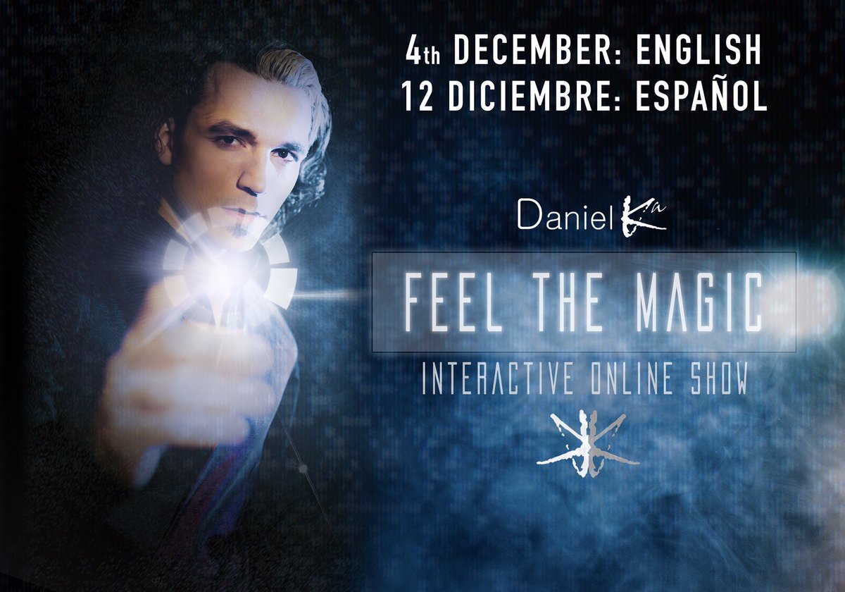 NewtFND's tweet photo. 🔔NUEVAS FECHAS / NEW DATES
🇺🇸 4th December at 7:00 pm (PST) in English
🇪🇸 12 Diciembre a las 21:00 horas de España en español
FEEL THE MAGIC 🌟 SIENTE LA MAGIA
Otra oportunidad para ver mi show online. New chance to watch my online show. 
✅TICKETS: https://t.co/YGcZjCXEUr https://t.co/DDcaqWGgkF