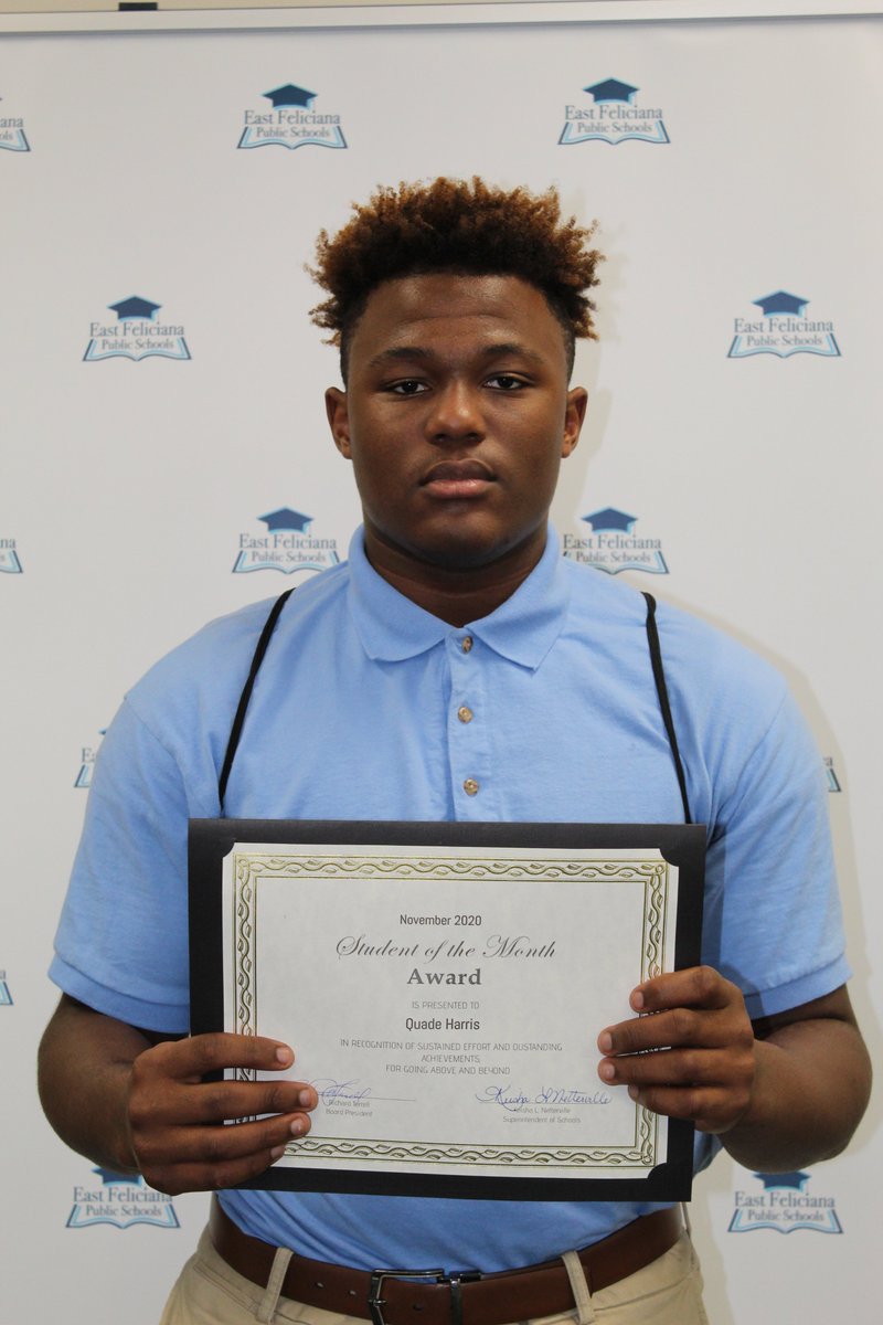 As we enter December, we're celebrating our November #StudentsOfTheMonth from EFMS and <a href="/EastFelTigers/">East Feliciana High School</a>! They were recognized at our November board meeting for excellence in their academic work &amp; exemplifying their schools' values. #ThrivingWithPurposeTogether