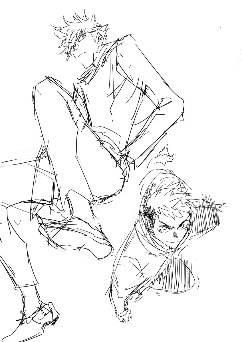 DENformaggio's tweet image. 伏虎的一些草稿