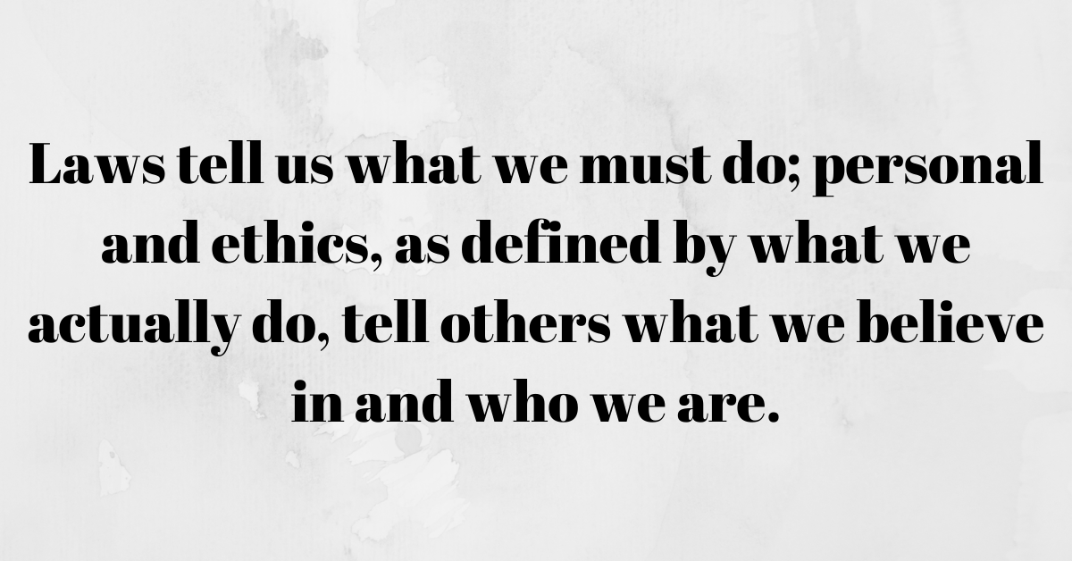 ImInsurance's tweet image. Wise words from Kaplan University on ethics.  

#ethics #values #principles #morals #leaders