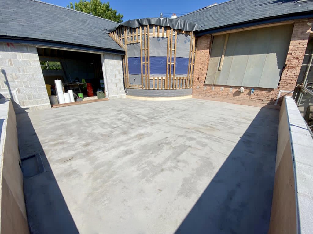 Now THAT is a #terrace!👌🏼
For this new build detached property, the developer wanted a waterproof solution with composite decking, but chose #WestWood as an alternative solution.  The <a href="/ProgCoatings/">Progressive Coatings</a> team have done a first class job 💚👏🏼
#balcony #waterproofing #tileeffect