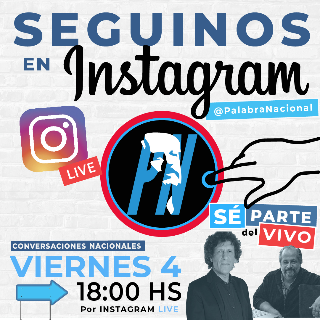 ¿Qué esperás para seguirnos en Instagram?

📲Buscanos como @palabranacional para ver nuestro contenido donde, entre otras cosas, verás el ciclo "Conversaciones Nacionales". 

Por ejemplo, el viernes a las 18 podrás ver EN VIVO el encuentro entre <a href="/gustavowcampana/">Gustavo Campana</a> y <a href="/PedroBriegerOk/">Pedro Brieger</a>