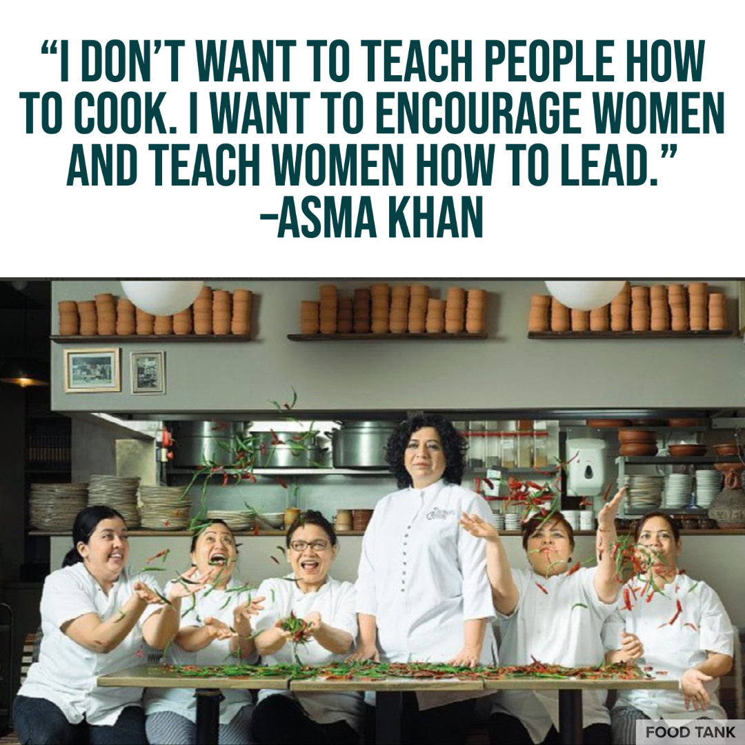 “I don’t want to teach people how to cook. I want to encourage women and teach women how to lead.” –Asma Khan (@Darjeelingldn Restaurant / @Netflix's Chef's Table). Listen to the full interview on our 'Food Talk' Podcast: podcasts.apple.com/us/podcast/foo….