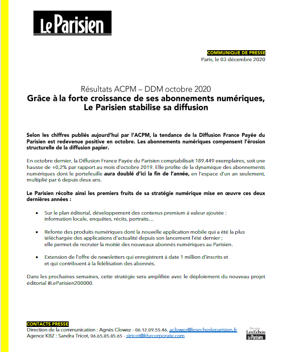 Les Echos-Le Parisien Communication tweet media