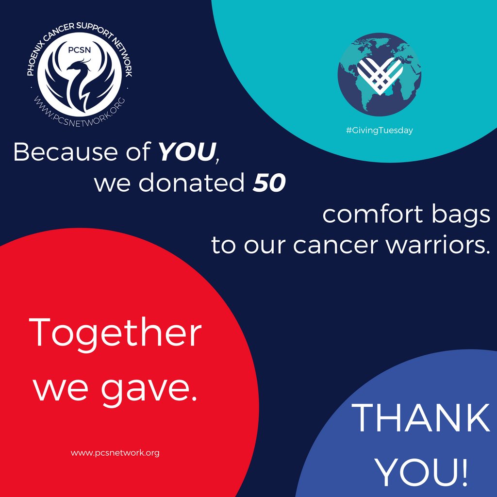 PCSN2016's tweet photo. ❤️ our community! 50 comfort bags to 50 chemo patients!
-
-
#cancersupport #cancersucks #phoenixbusiness #standuptocancer #pcsn #charity #cancer #cancerawareness #repost #donate #nonprofit #cancertreatment #givingtuesday #phoenixcancersupportnetwork #thankyouwednesday #giveback https://t.co/Aj1wNkwnSz