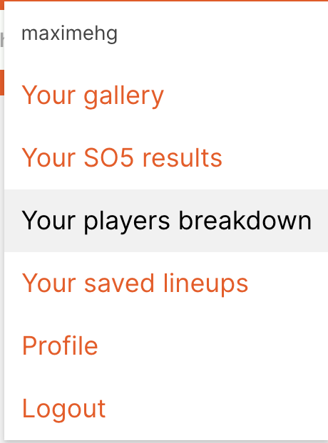 First, to prepare your team, go to your player breakdown.It's your place to build amazing lineups. It's available through your gallery or manager menu.Choose your filters and division and pick your next team!We're going for the win in the next Champion Europe division 4!