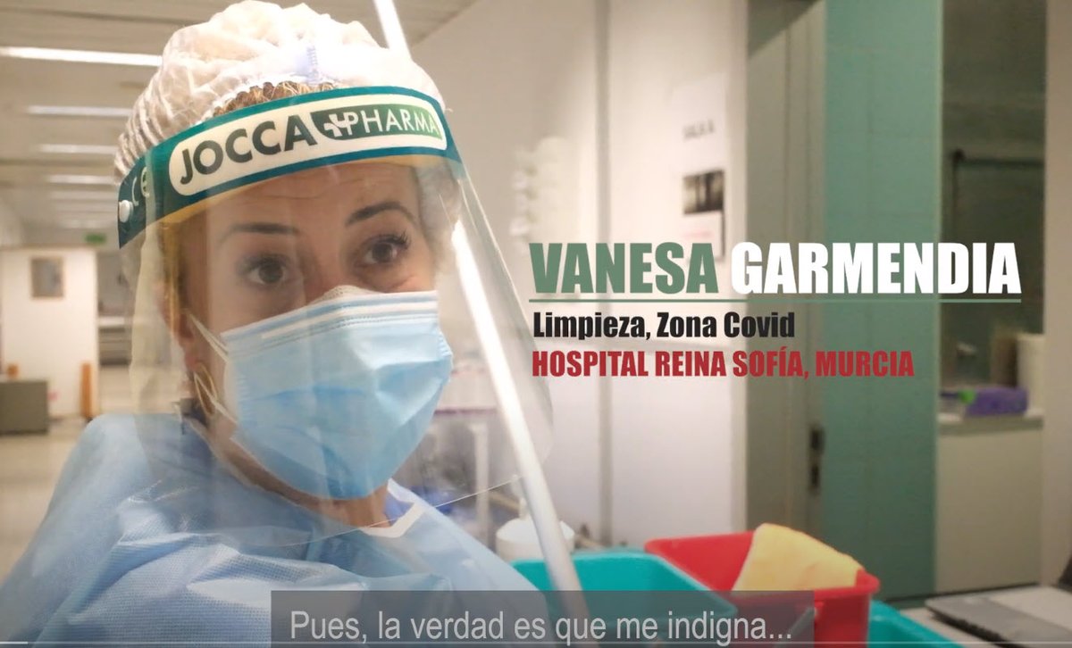 6. Escuchen a Vanesa Garmendia, que lleva desde el primer día de la pandemia en marzo limpiando la zona Covid del hospital.¿Qué le indigna? ¿Qué le dicen las amigas de fuera? ¿Le da más miedo estar dentro con los contagios o fuera en la calle con el descontrol?