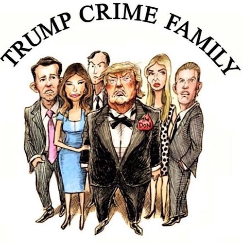 WholePlateWay's tweet image. If I was President I would NOT have to pardon any family member. 

No other President had to consider preemptively pardon his family. 

The trumps are criminals. 

#TrumpCrimeFamily #FreshTweets