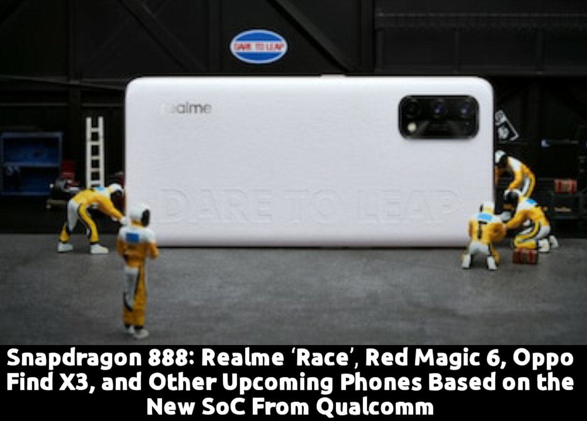 RoyalTechPro's tweet photo. * #Realme ‘Race’ will be among the 1st #Snapdragon888 phones
*#NubiaZ series also confirmed to be based on the #newSoC
*#OnePlus has a #Snapdragon 888 #phone in the works as well
#RTPnews #RoyalTechPro #breakingnews #trending #Qualcomm #Snapdragon #fastestprocessor #fastestphone https://t.co/C1hklF0qm1