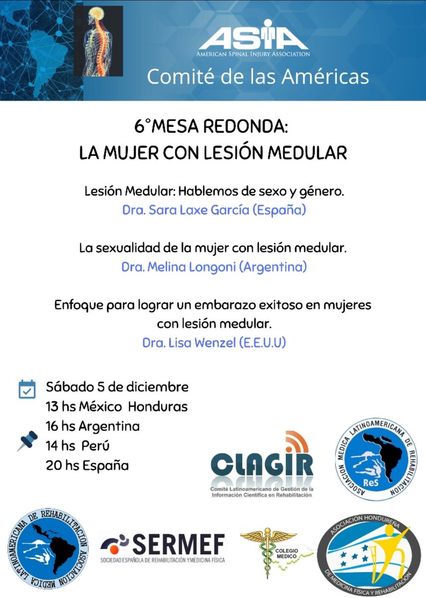 portalamlar's tweet photo. ‼️Última mesa redonda del año!                                         
👉El link de ingreso se enviará horas antes de la mesa redonda por e-mail. 
📌Link de inscripción: 
https://t.co/2Ba9QoSXnr
@c_castillomd @SERMEF_es @isaachdezpmr https://t.co/05sSGWbQTU