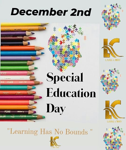 LabelCurv's tweet image. "Learning Has No Bounds."
National Special Education
Day is celebrated on
December 2nd. It commemorates the anniversary
of the nation's first federal
special education law.
#nationalspecialeducationday #specialeducationday
