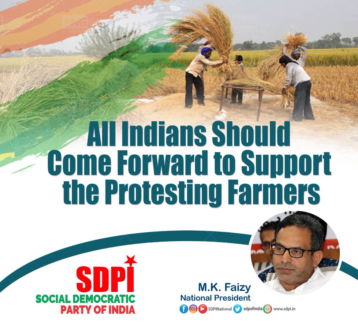 MdShafi_SDPI's tweet photo. #StandWithFarmers https://t.co/eA67bnUPcJ