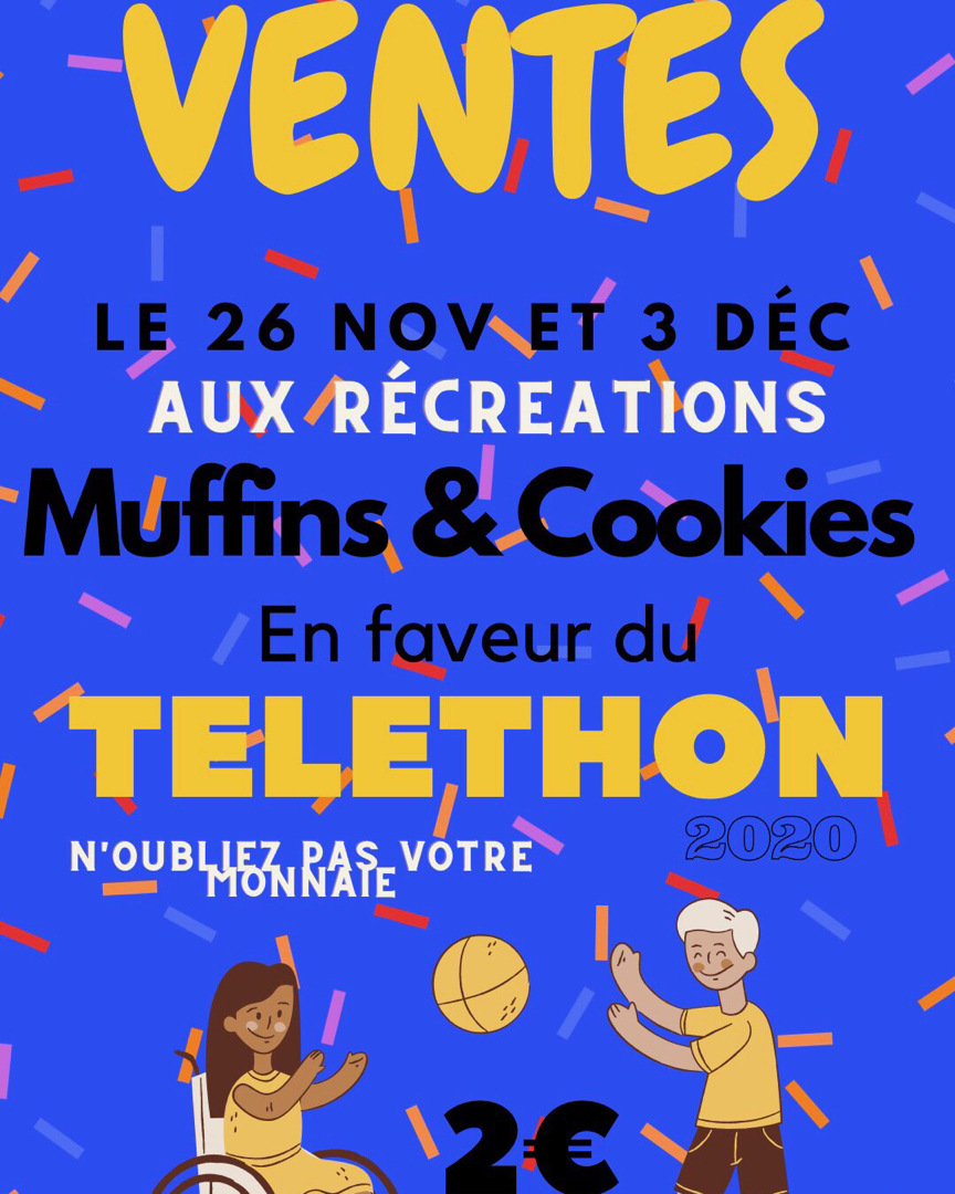 DemotzGS's tweet photo. Dernière vente au profit du Téléthon ce Jeudi 3 Décembre au lycée Démotz.
En partenariat avec Sodexo. https://t.co/xhHYr1YRkh