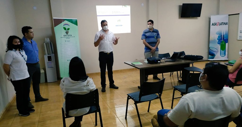AATEPA1's tweet photo. ✅Primer turno de la Capacitación sobre el sistema de Trámites Electrónicos del @SENAVEParaguay - TES y procesos de registros vinculados a la Dirección de Agroquímicos e Insumos Agrícolas. 
📍Oficina Regional SENAVE - Aduana, Pto Campestre, CDE https://t.co/48swEKmHUy